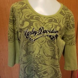 Half Sleeve Harley Davidson XL Shirt